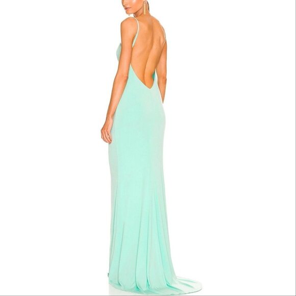 Katie May Mint Green Great Kate Supercharged Ruched Gown - Picture 1 of 3